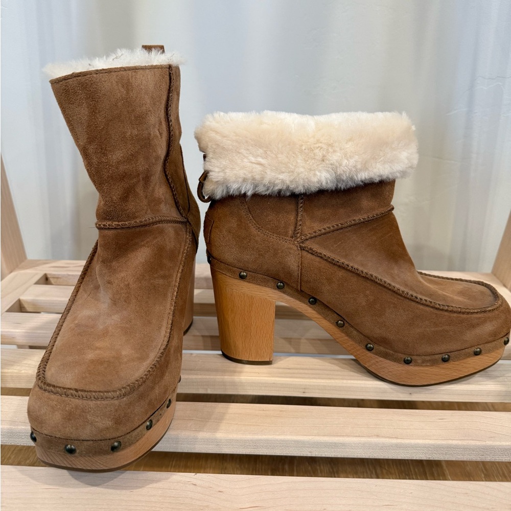 UGG Light Chestnut Shearling Lined Boot - image 2